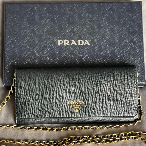 ‼️SOLD‼️ Prada Saffiano Metal Nero Crossbody Bag - Picture 3 of 8